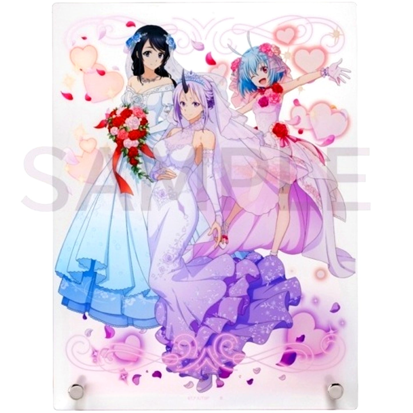 Brides Group Shion and Shizu and Shinsha That Time I Got Reincarnated as a Slime ISEKAI Memories Acrylic Board [USED]