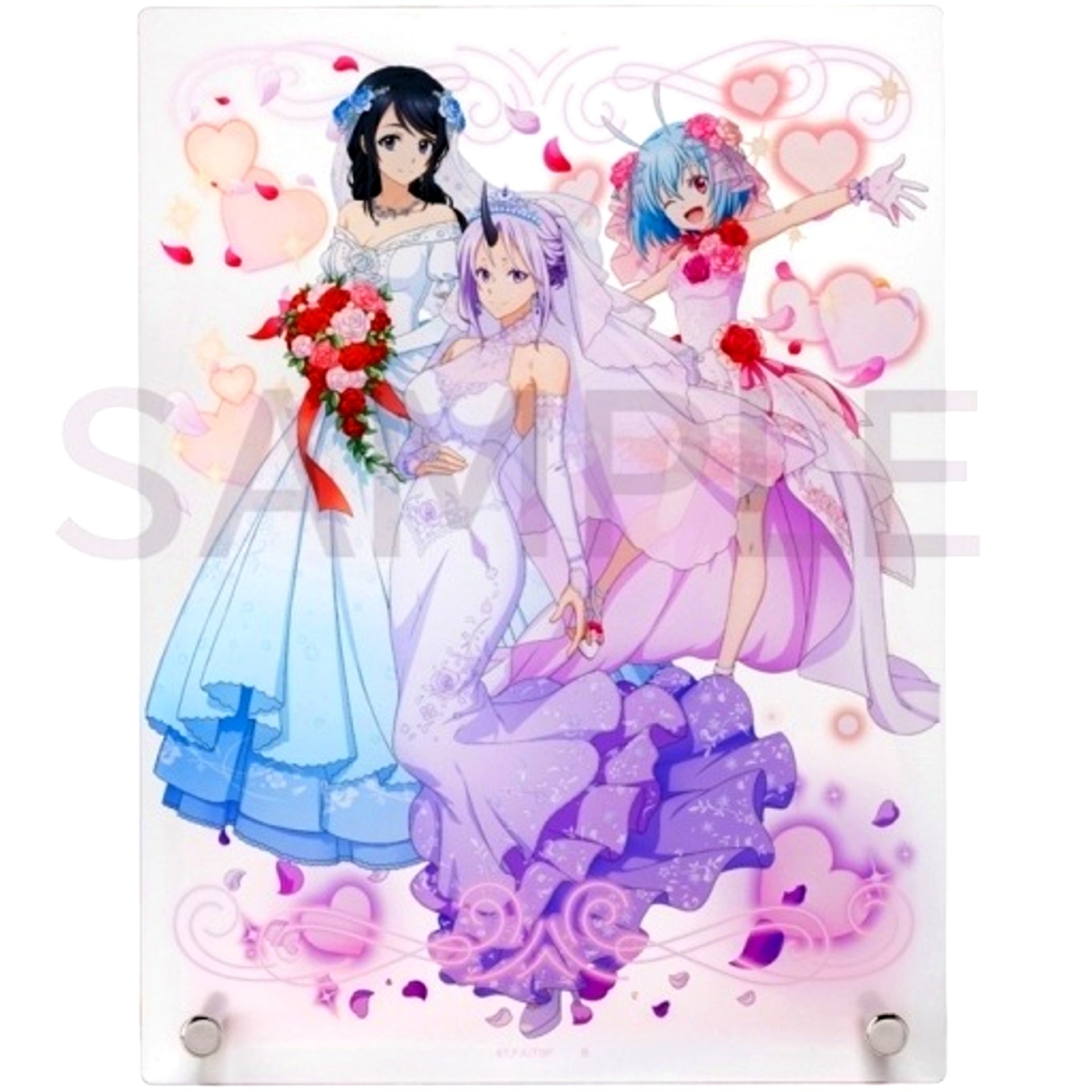 Brides Group Shion and Shizu and Shinsha That Time I Got Reincarnated as a Slime ISEKAI Memories Acrylic Board [USED]