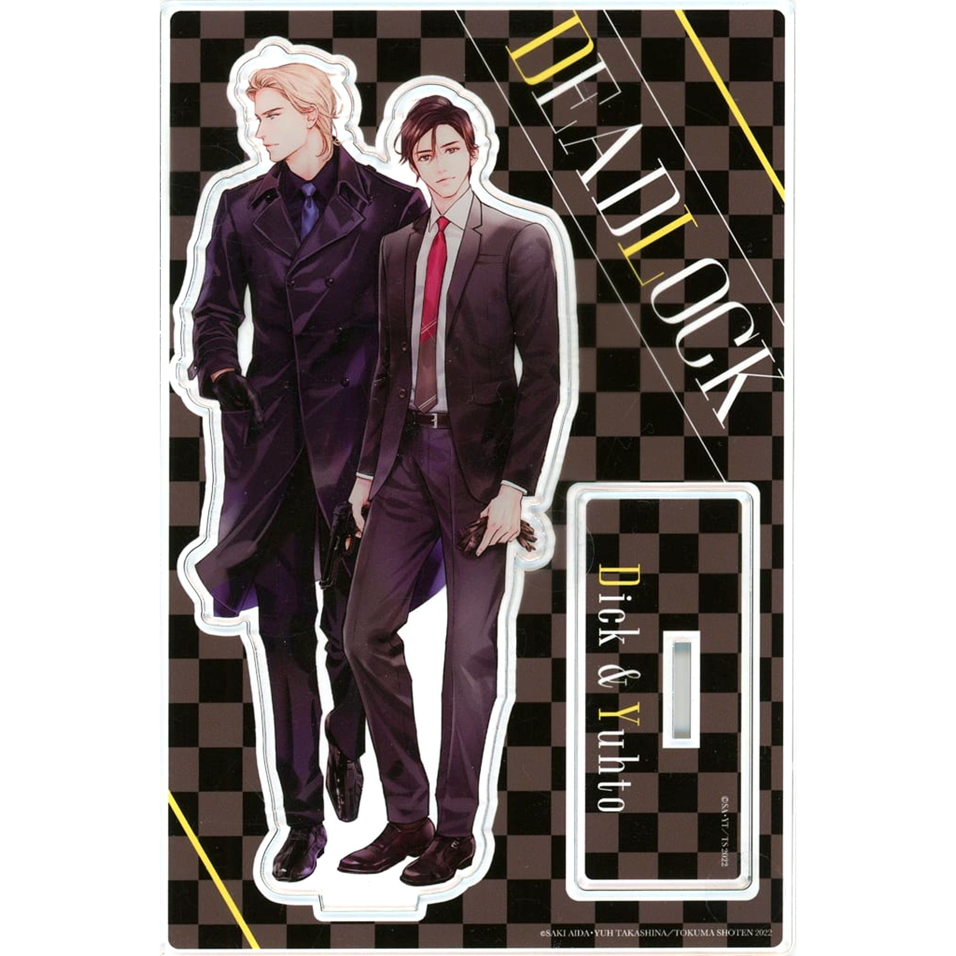 Dick & Yuto Illustration Acrylic Stand Deadlock Chara Bunko 25th Anniversary Exhibition Goods [USED]