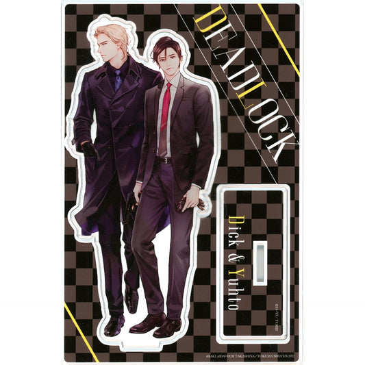 Dick & Yuto Illustration Acrylic Stand Deadlock Chara Bunko 25th Anniversary Exhibition Goods [USED]