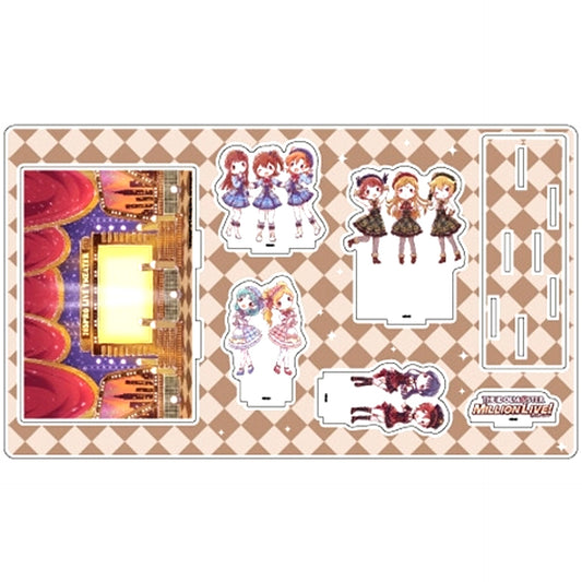 01. 1st Design The Idolmaster Million Live! GraffArt Design Premium Acrylic Diorama Plate [USED]