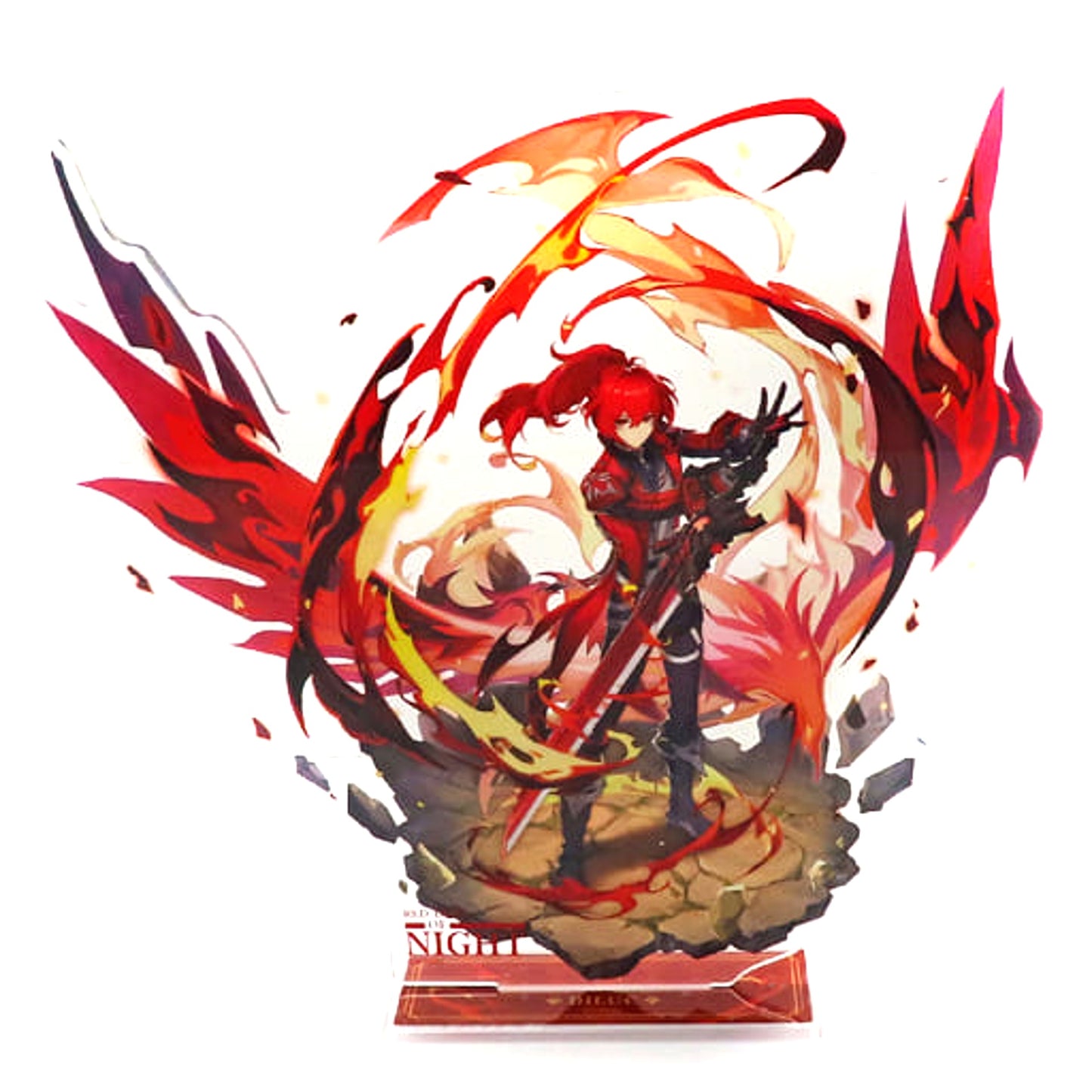 Diluc Red Dead of Night Genshin Impact Eternal Summer Phantom Night Capriccio Series Character Acrylic Stand [USED]