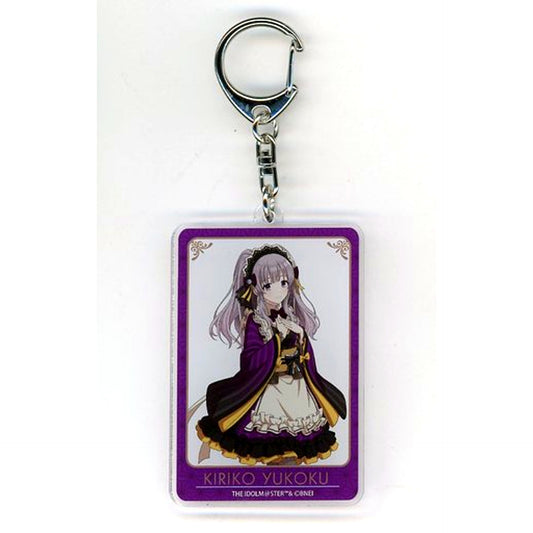 Kiriko Yuikoku THE IDOLM@STER Shiny Colors Trading Acrylic Keychain x Hokota City Tourism Association [USED]