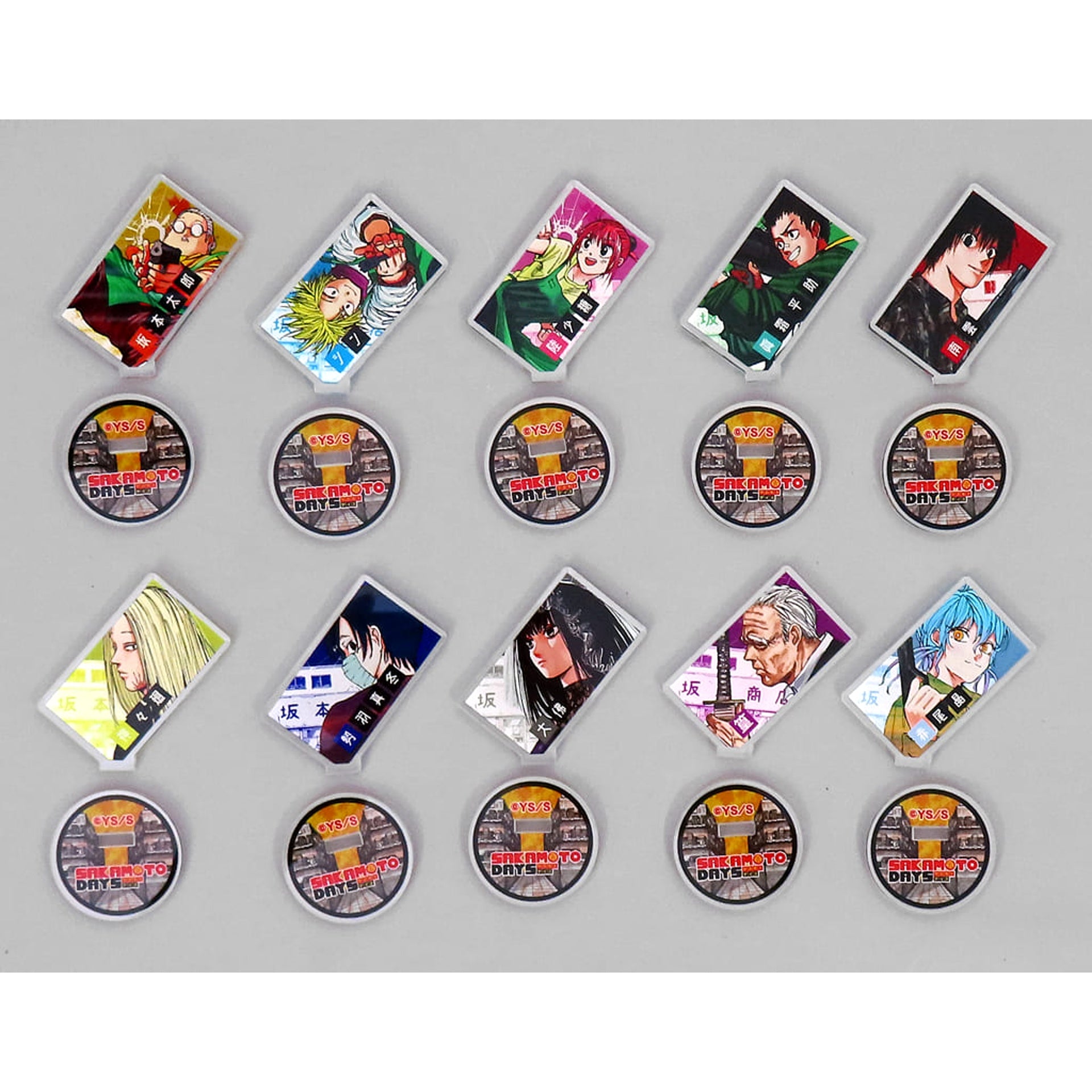Sakamoto Days Taro Sakamoto & Others All 10 Types Set Acrylic Character Collection Part 1 Acrylic Item [USED]