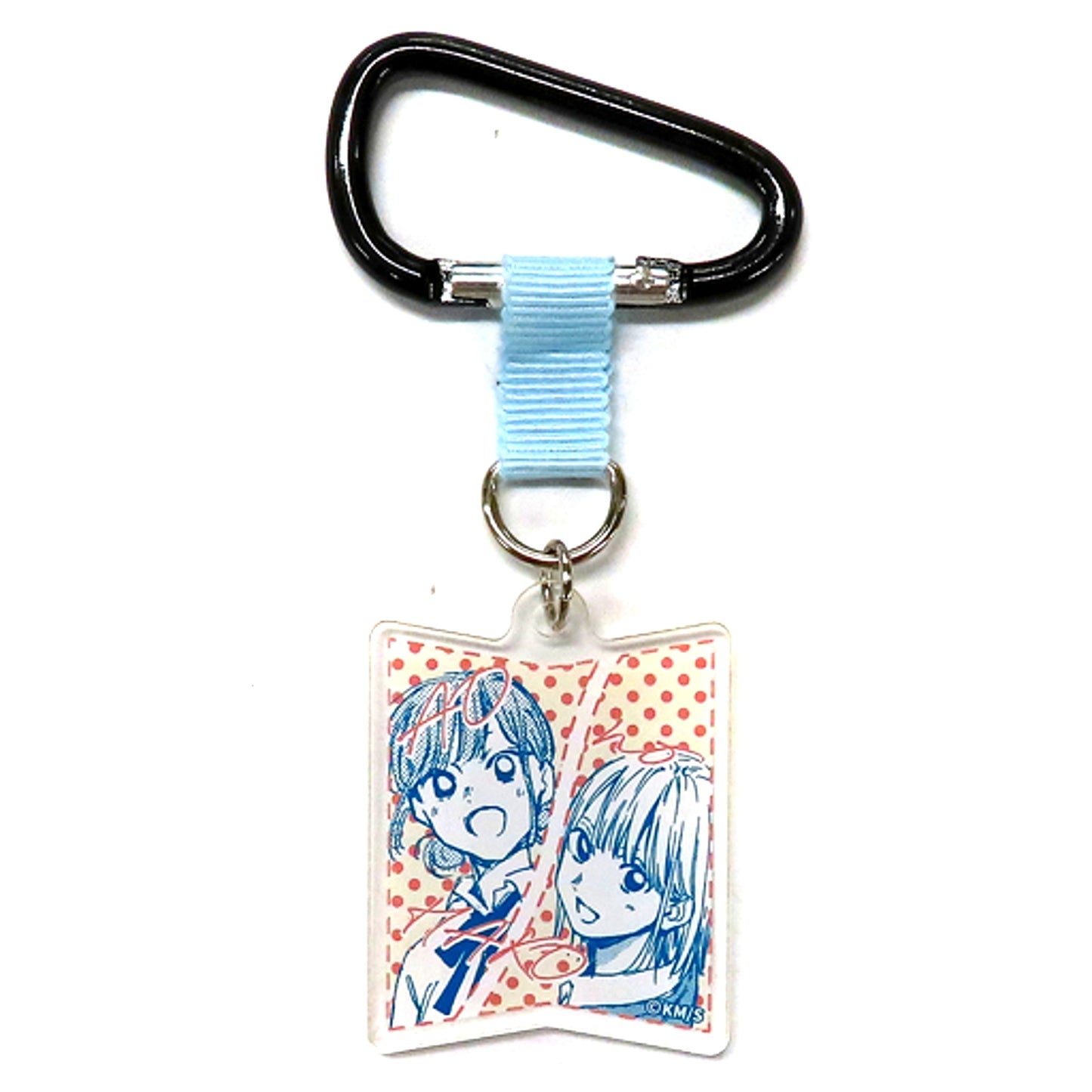 Chinatsu Kano & Hina Chono Blue Box Weekly Shonen Jump Carabiner Keychain Collection [USED]