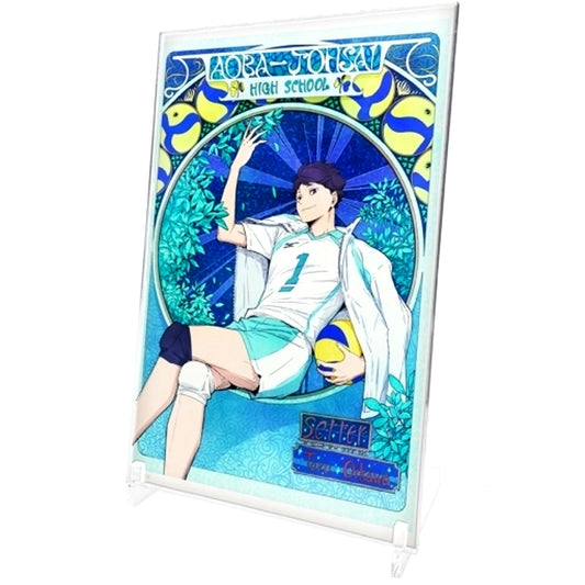 Toru Oikawa Newly Drawn Acrylic Art Stand Flight Ver. Haikyu!! [USED]