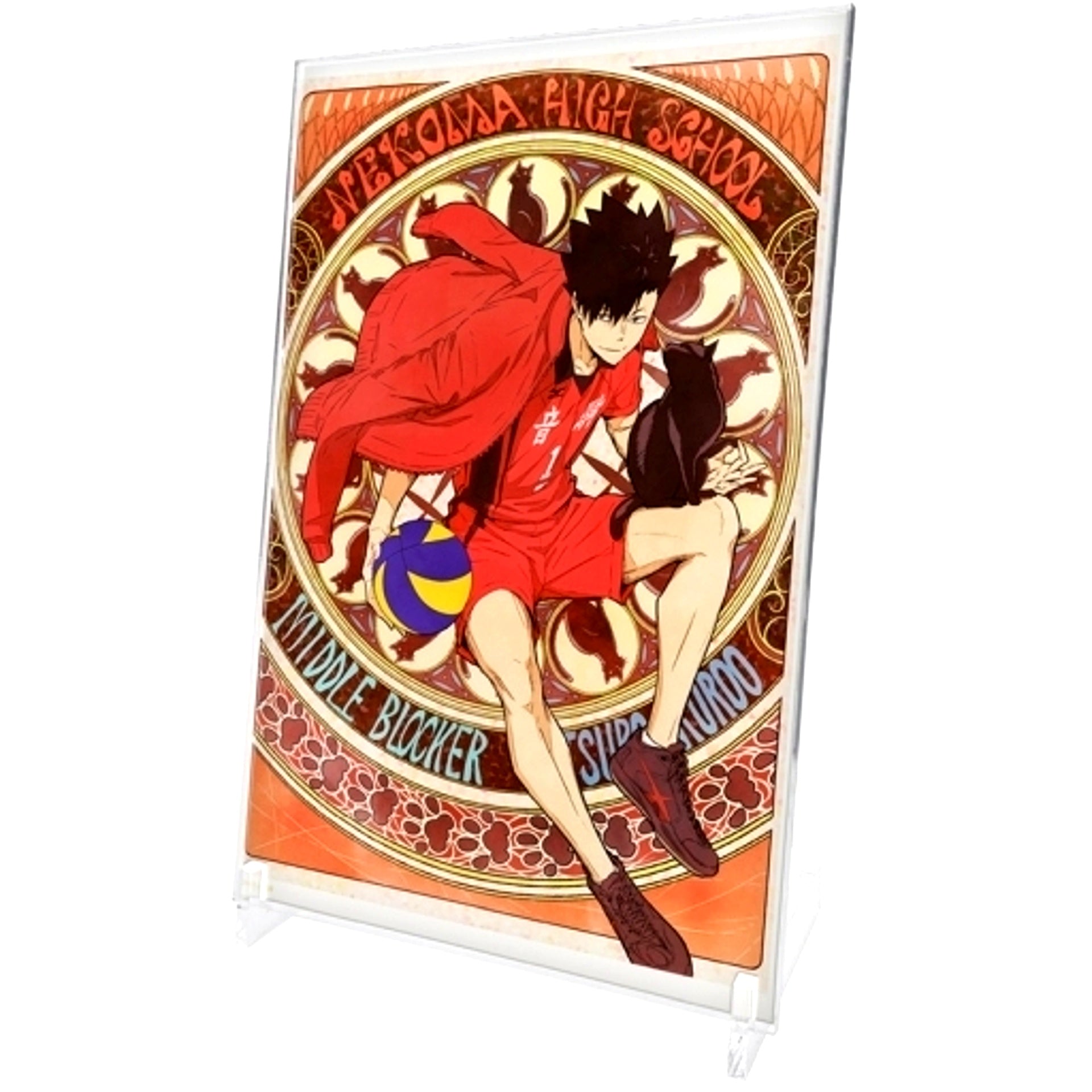 Tetsuro Kuroo Newly Drawn Acrylic Art Stand Flight Ver. Haikyu!! [USED]