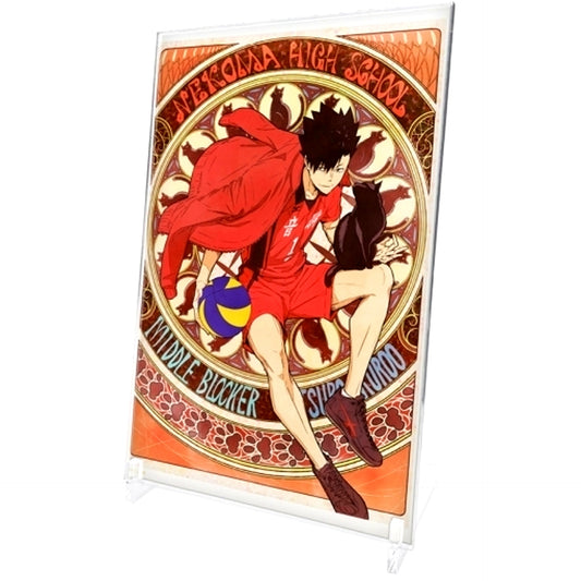 Tetsuro Kuroo Newly Drawn Acrylic Art Stand Flight Ver. Haikyu!! [USED]