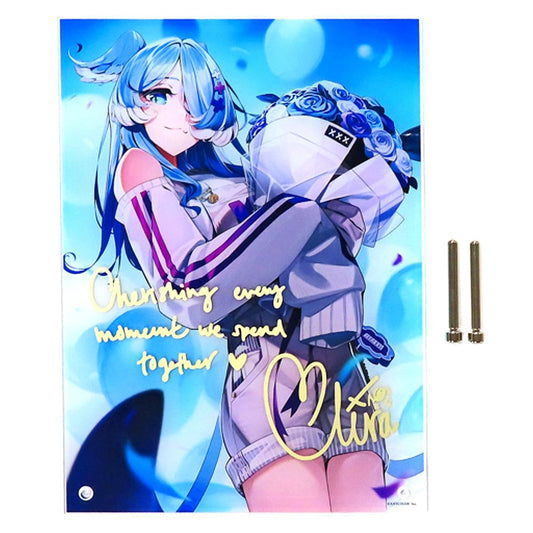Elira Pendora Autographed Message Acrylic Panel Virtual YouTuber Nijisanji 2022 [USED]