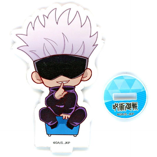 Satoru Gojo Jujutsu Kaisen Jujushop in Abeno Qs Mall Mini Character Acrylic Stand Regular Outfit Ver. [USED]