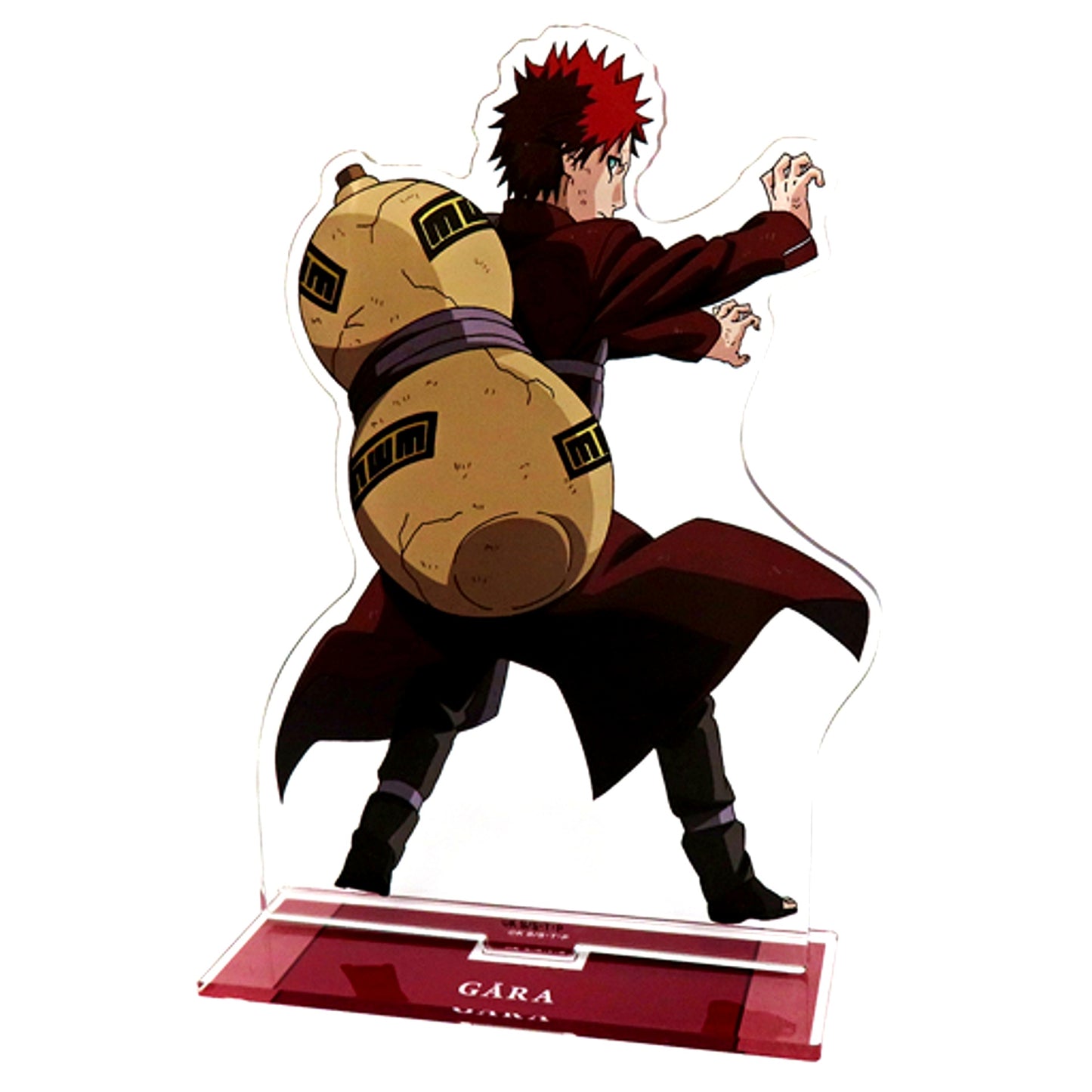 Gaara Naruto Shippuden Fighting Back Ver. Illustration Big Acrylic Stand [USED]
