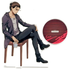 Eren Yeager Cheers Attack on Titan Animaru Ltd Illustration Acrylic Figure L [USED]