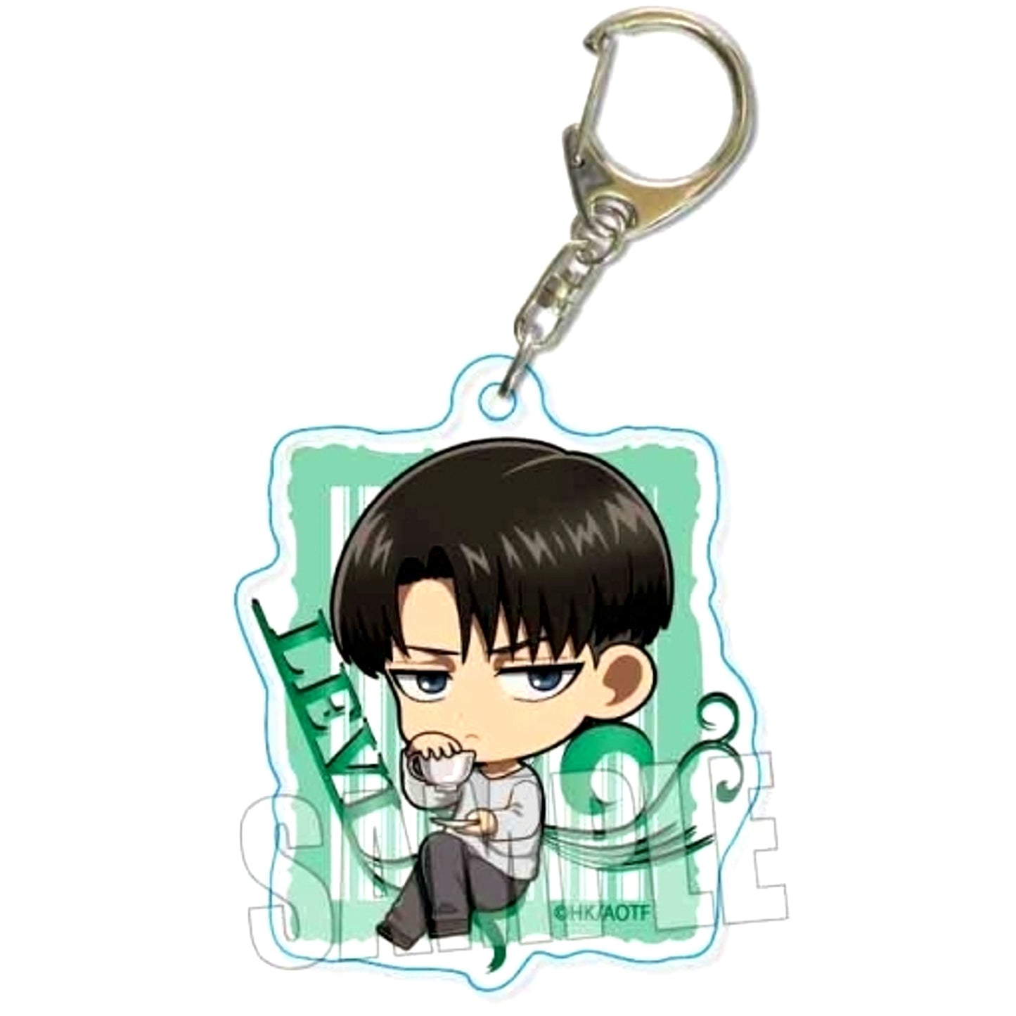 Levi Tea Break Ver. Attack on Titan Acrylic Keychain [USED]