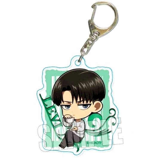 Levi Tea Break Ver. Attack on Titan Acrylic Keychain [USED]