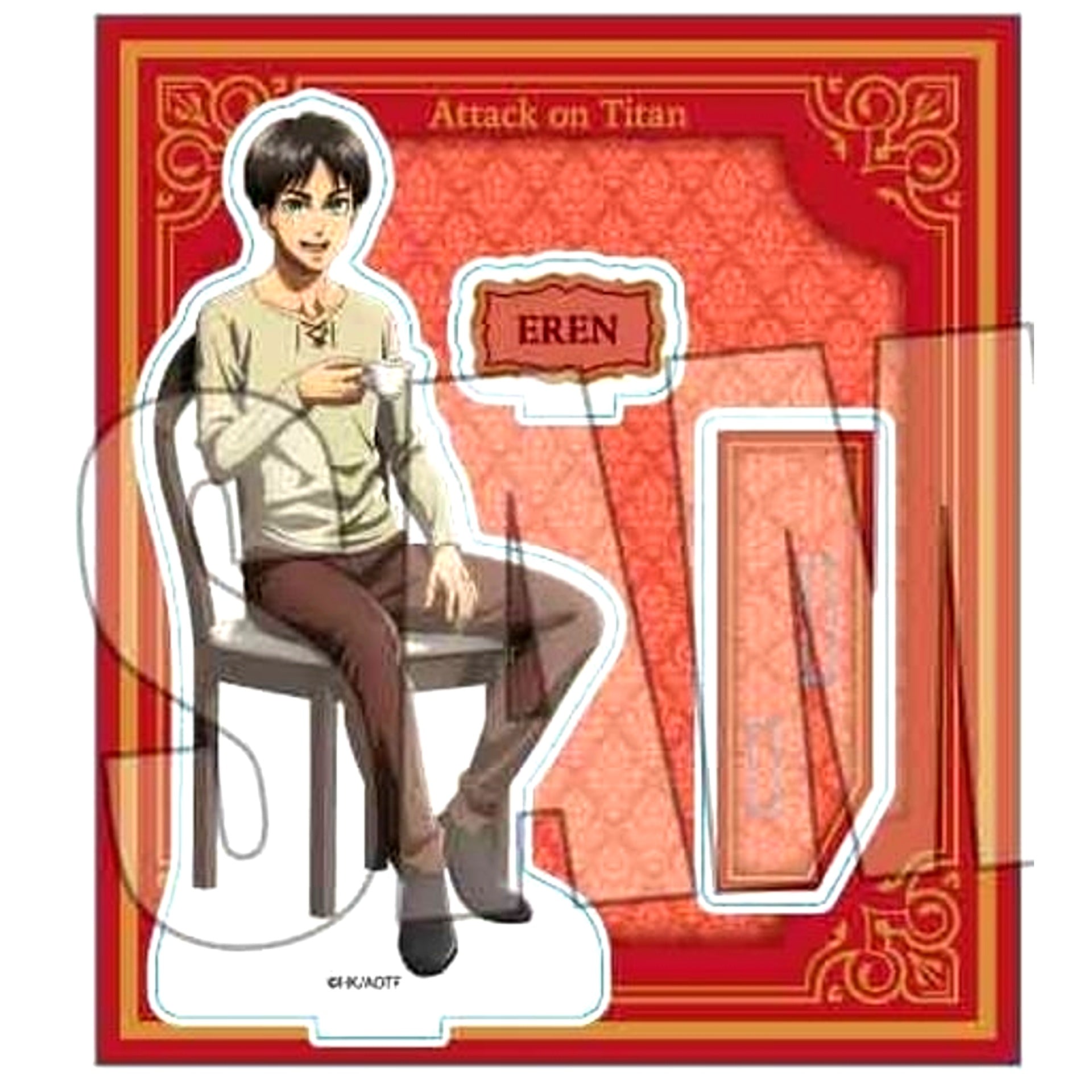 Eren Yeager Tea Break Ver. Attack on Titan Acrylic Stand [USED]