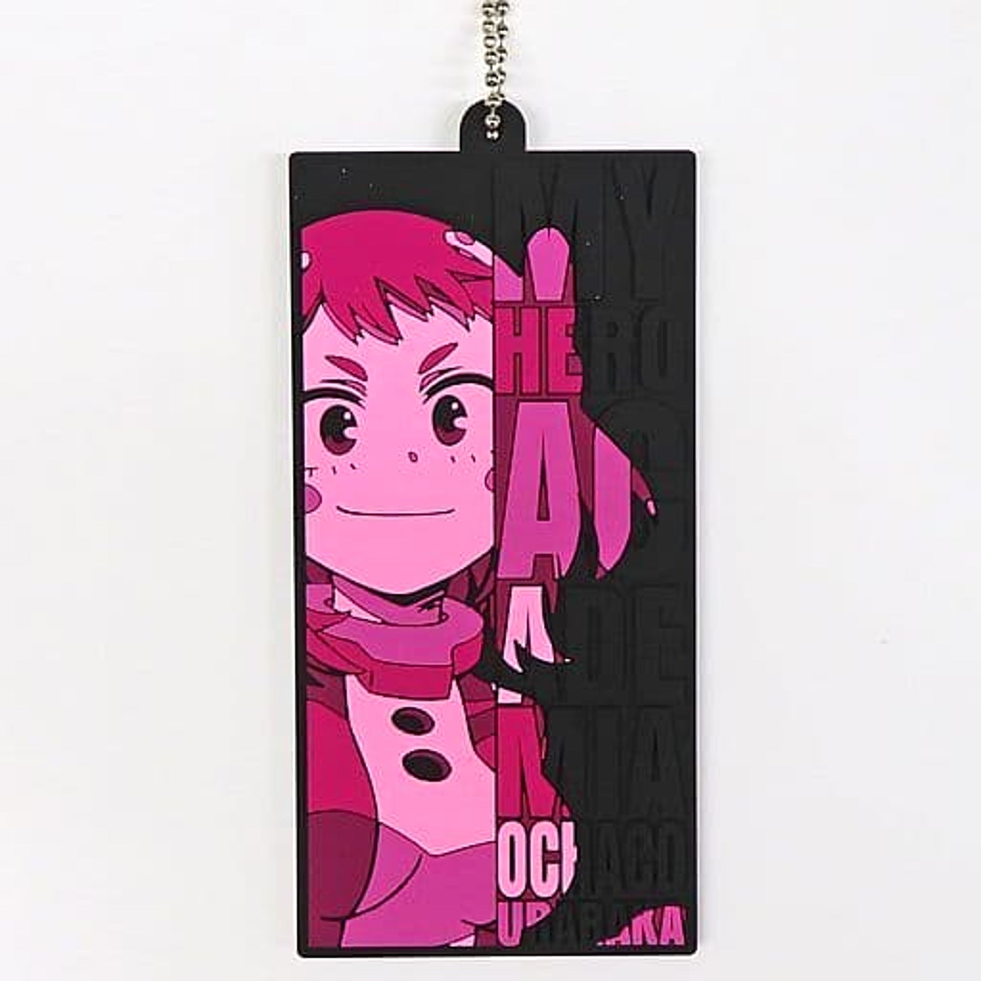 My Hero Academia Ochaco Uraraka Ichiban Kuji Death Struggle Rubber Keychain Prize I Keychains [USED]