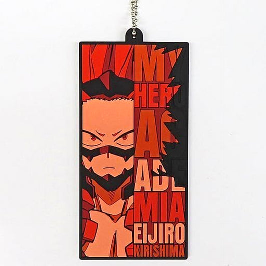 My Hero Academia Eijirou Kirishima Ichiban Kuji Death Struggle Rubber Keychain Prize I Keychains [USED]