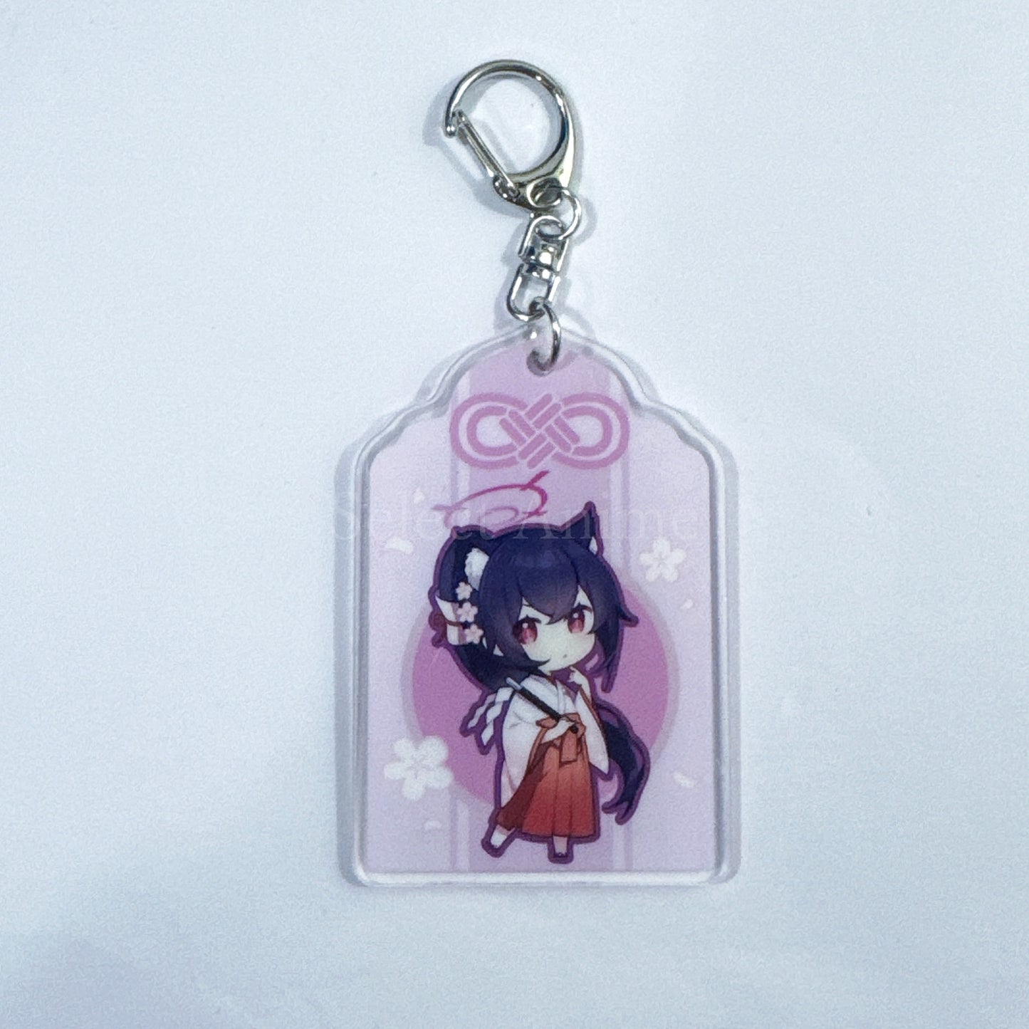 Serika New Year Ver. Blue Archive Omamori Style Keychain C101 Set Single Item [USED]
