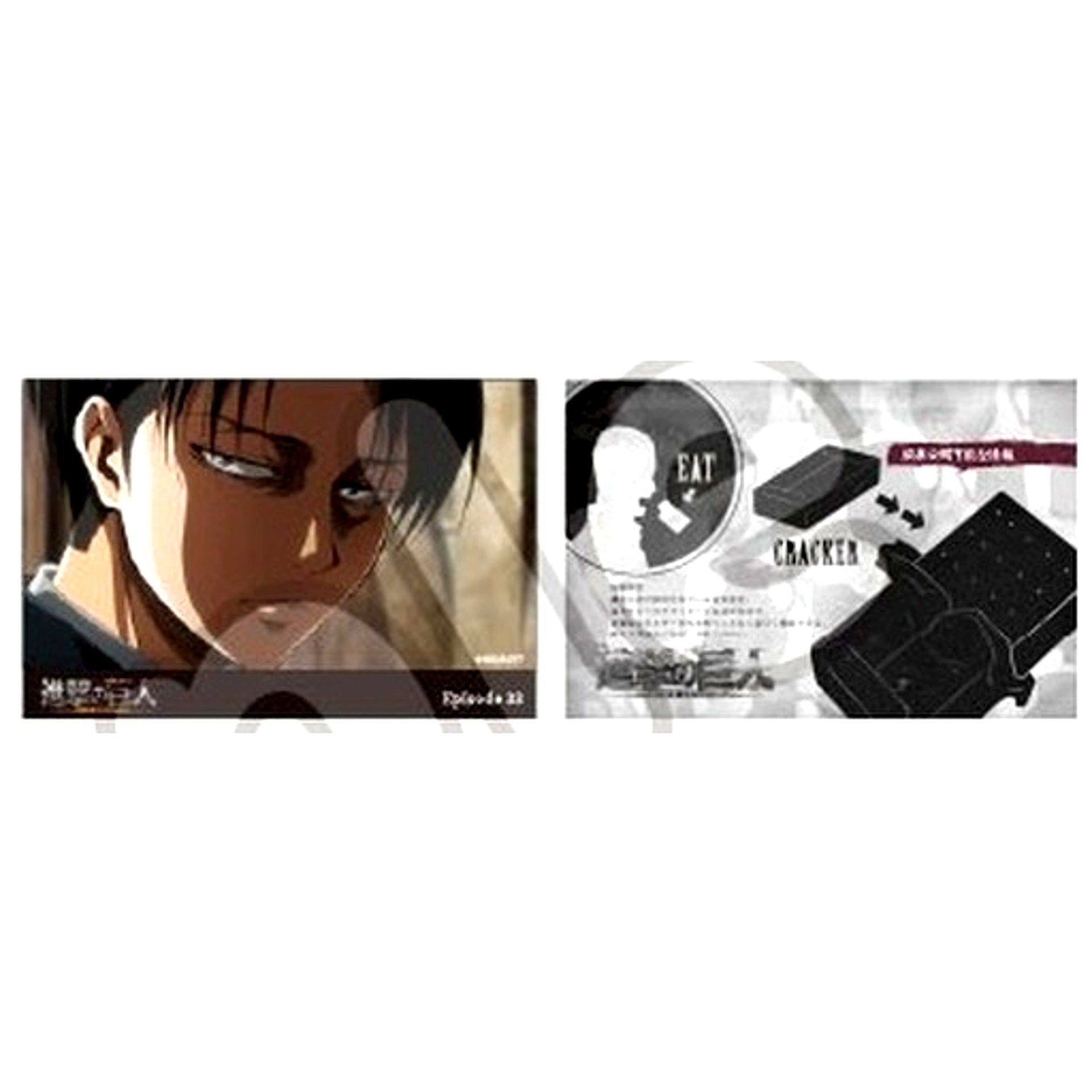 Levi Attack on Titan Scene Shot Trading Acrylic Block Season 2 B Complete Set [USED]