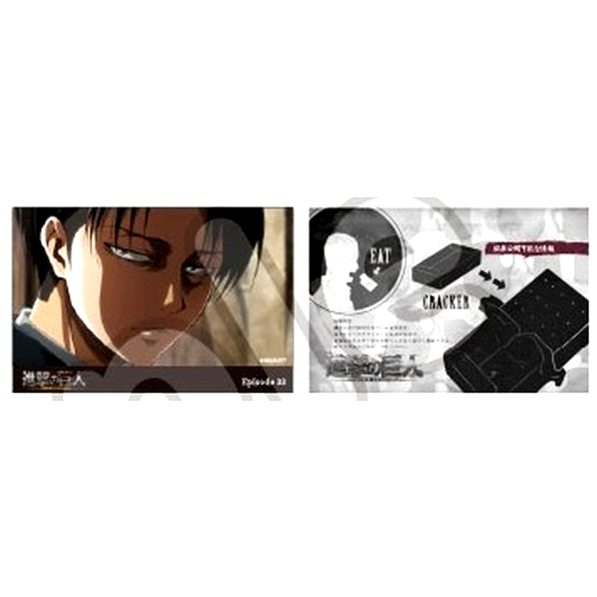 Levi Attack on Titan Scene Shot Trading Acrylic Block Season 2 B Complete Set [USED]