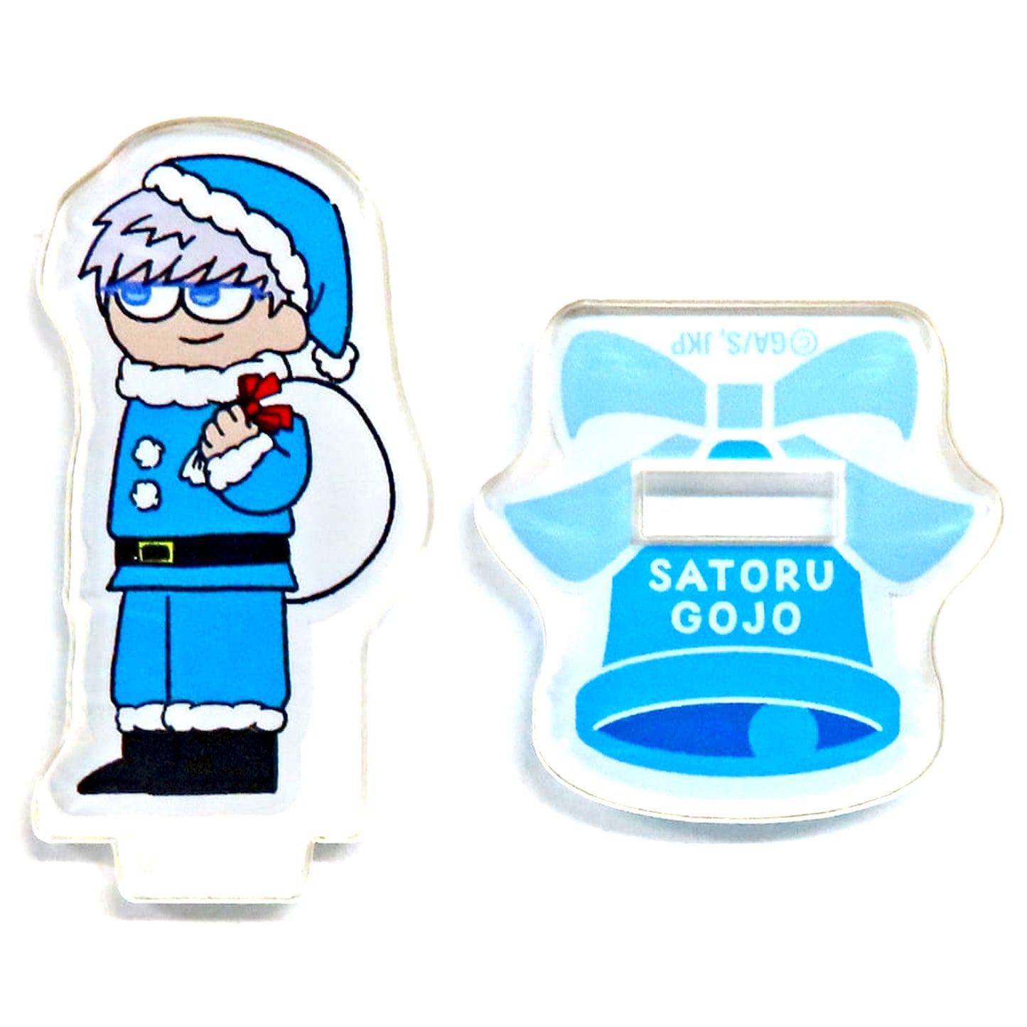 Satoru Gojo Jujutsu Kaisen Jirori Trading Mini Acrylic Stand Christmas Ver [USED]