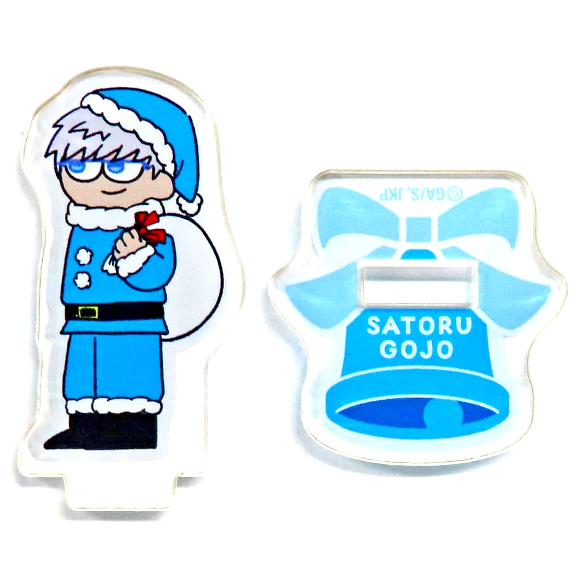 Satoru Gojo Jujutsu Kaisen Jirori Trading Mini Acrylic Stand Christmas Ver [USED]