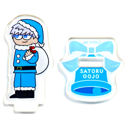 Satoru Gojo Jujutsu Kaisen Jirori Trading Mini Acrylic Stand Christmas Ver [USED]