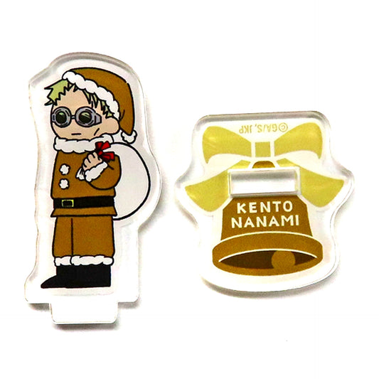 Kento Nanami Jujutsu Kaisen Jirori Trading Mini Acrylic Stand Christmas Ver. [USED]