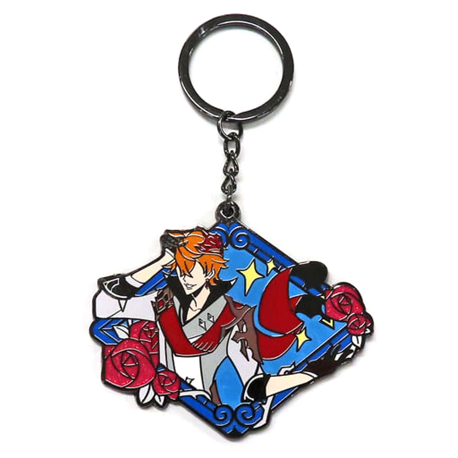 Genshin Tartaglia Worldly Whimsy Metal Key Ring Keychains [USED]