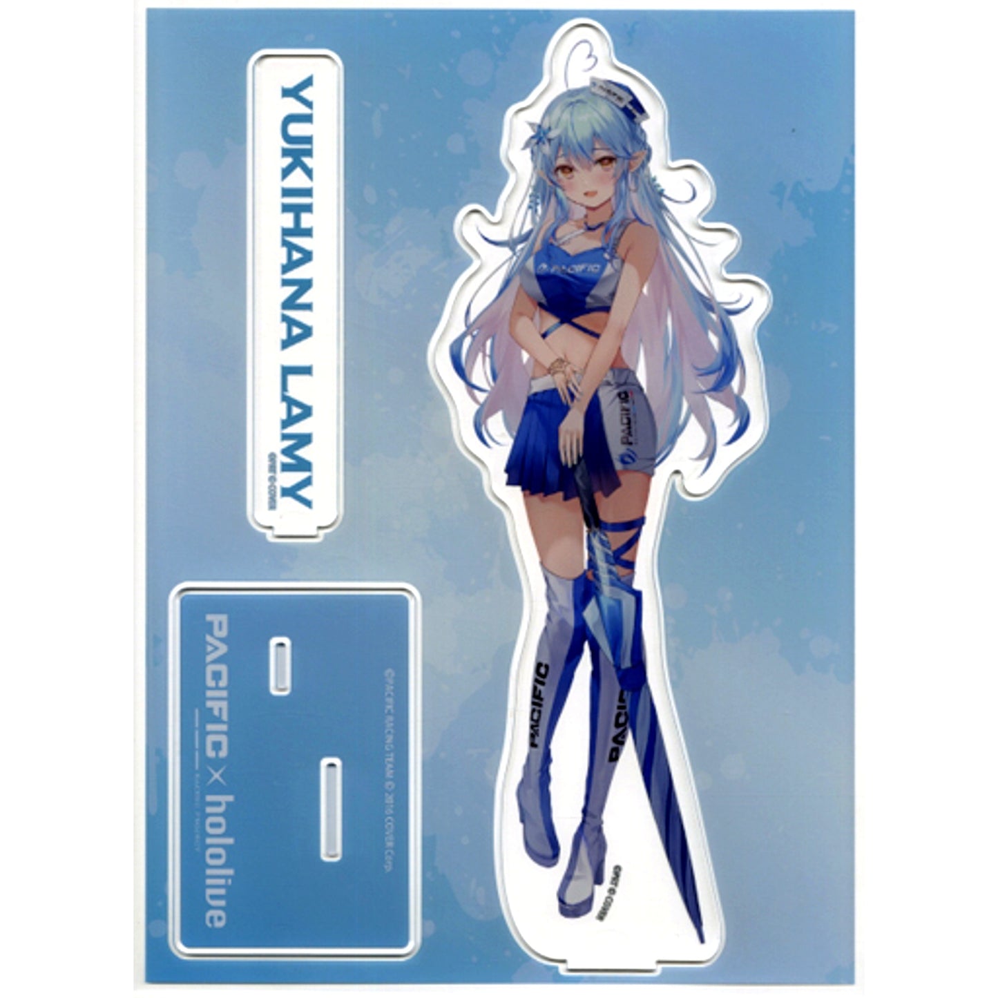 Yukihana Lamy PACIFIC RACING TEAM x hololive C101 Goods BIG Acrylic Stand [USED]