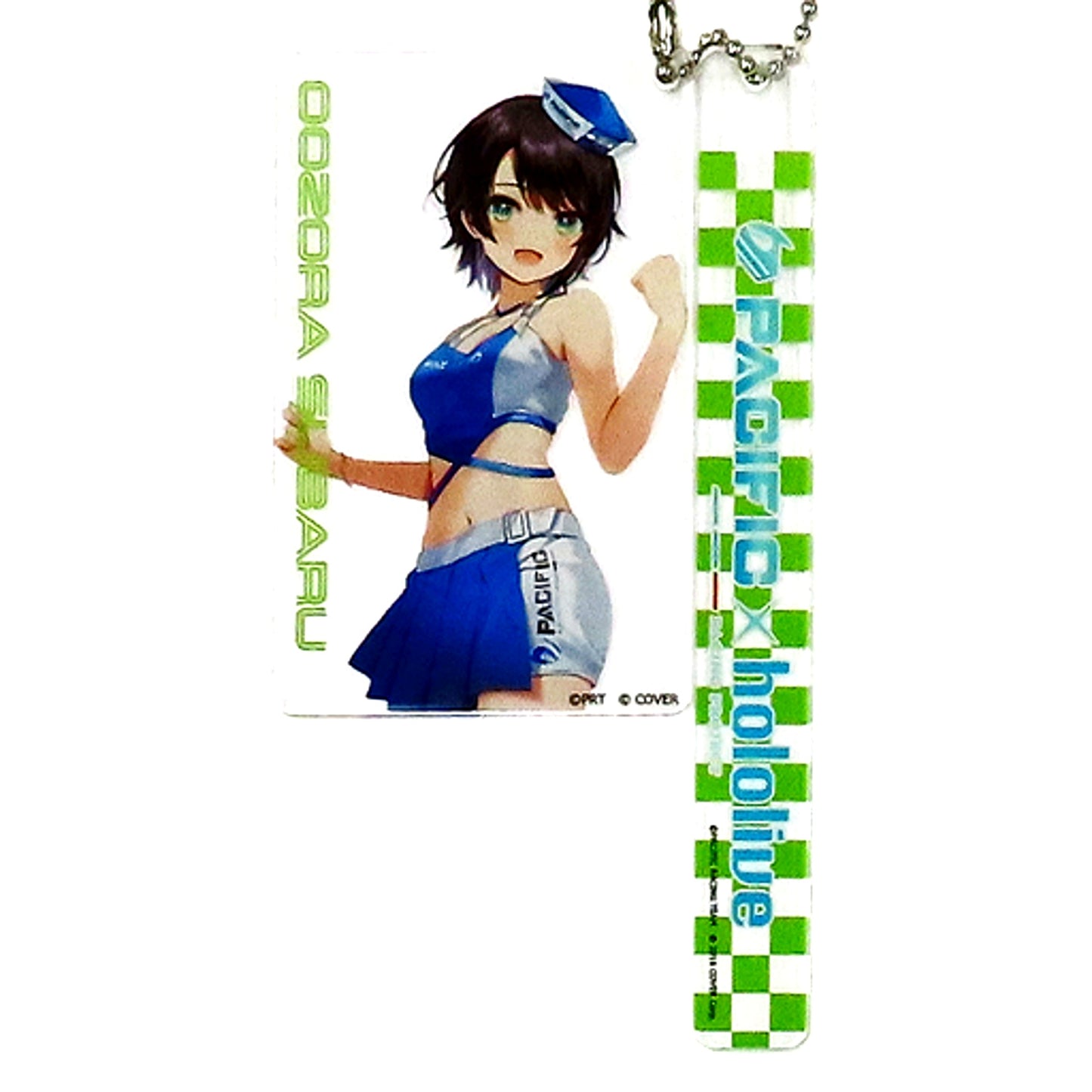 Oozora Subaru hololive Acrylic Travel Keychain PACIFIC RACING TEAM x hololive C101 [USED]