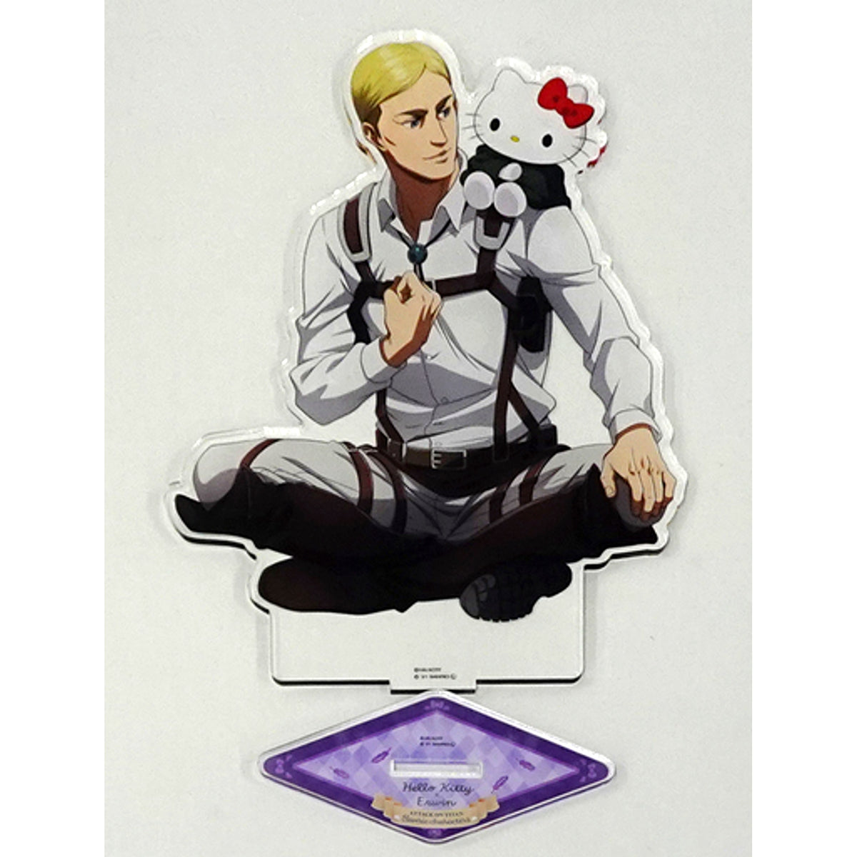 Erwin Smith x Hello Kitty Attack on Titan X Sanrio Characters Acrylic Stand LL [USED]