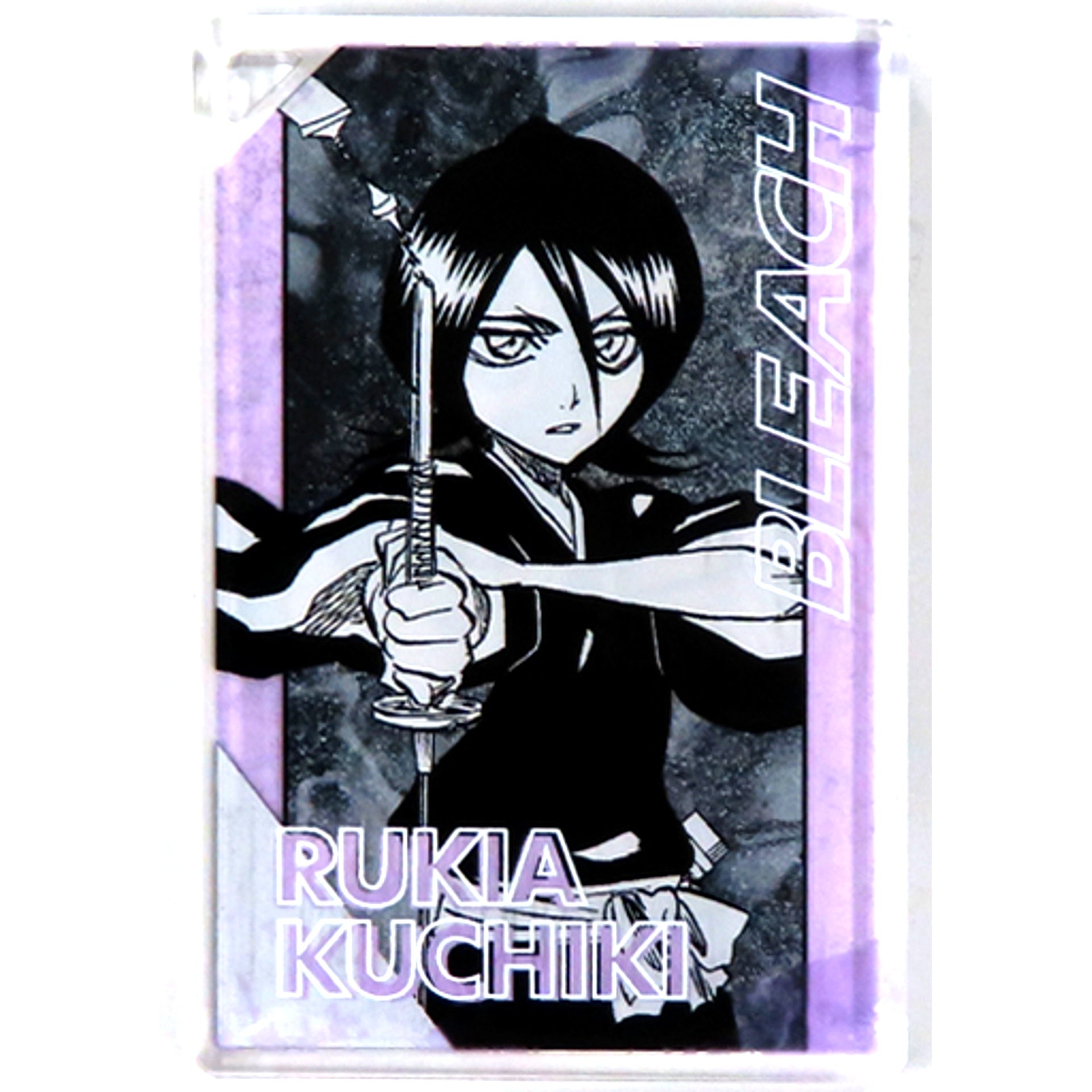 Rukia Kuchiki BLEACH Domino Style Acrylic Keychain Collection Jump Festa 2023 Goods [USED]