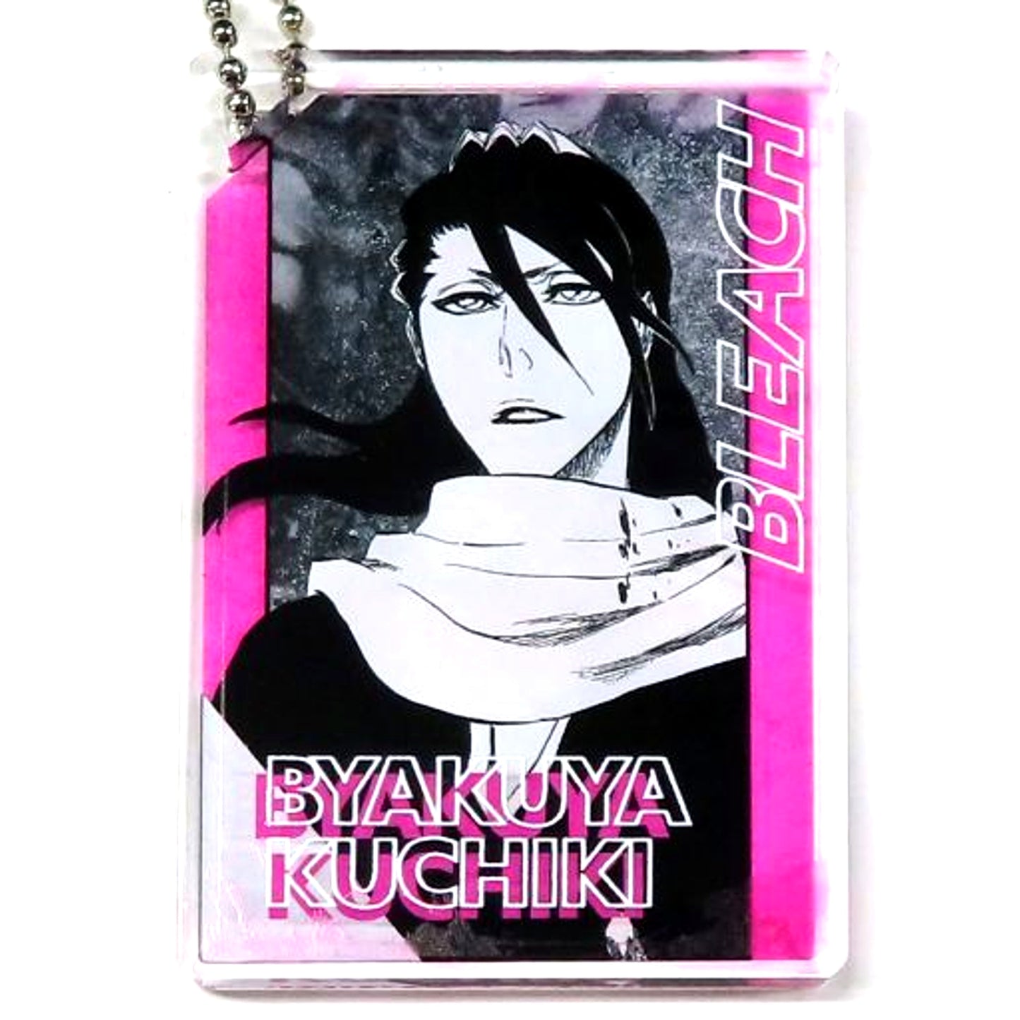 Byakuya Kuchiki BLEACH Domino Style Acrylic Keychain Collection Jump Festa 2023 Goods [USED]
