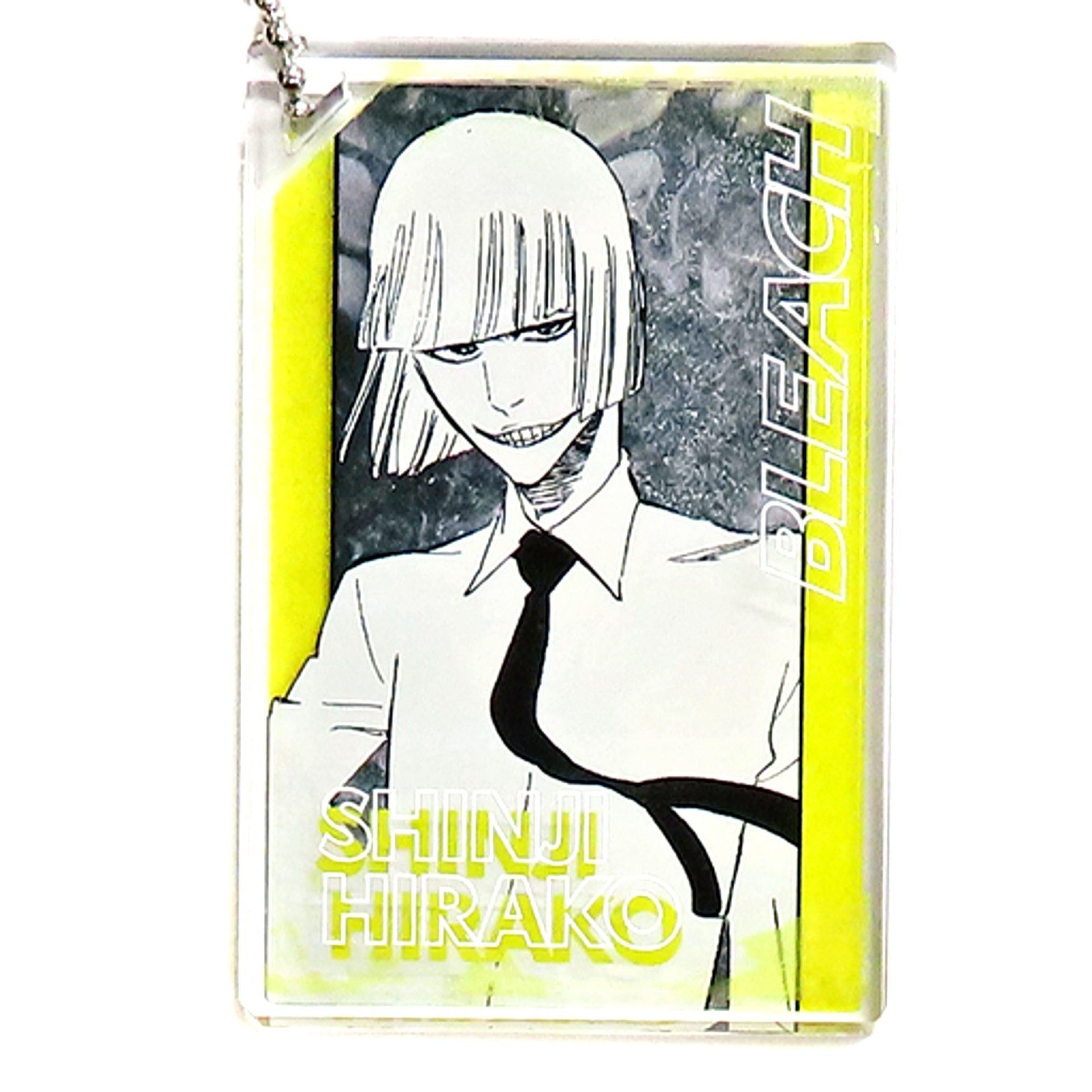 Shinji Hirako BLEACH Domino Style Acrylic Keychain Collection Jump Festa 2023 Goods [USED]