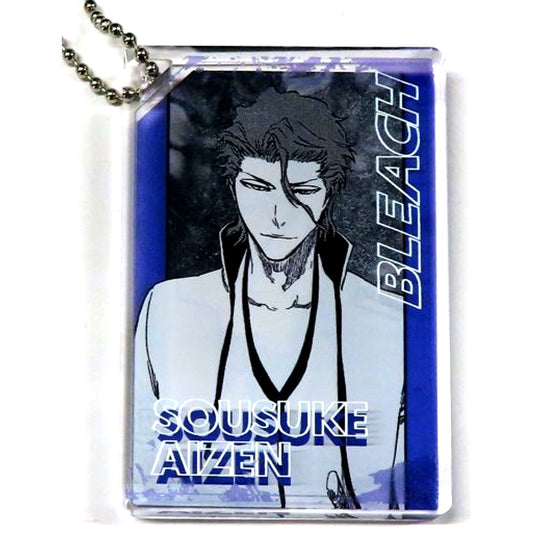 Sosuke Aizen BLEACH Domino Style Acrylic Keychain Collection Jump Festa 2023 Goods [USED]