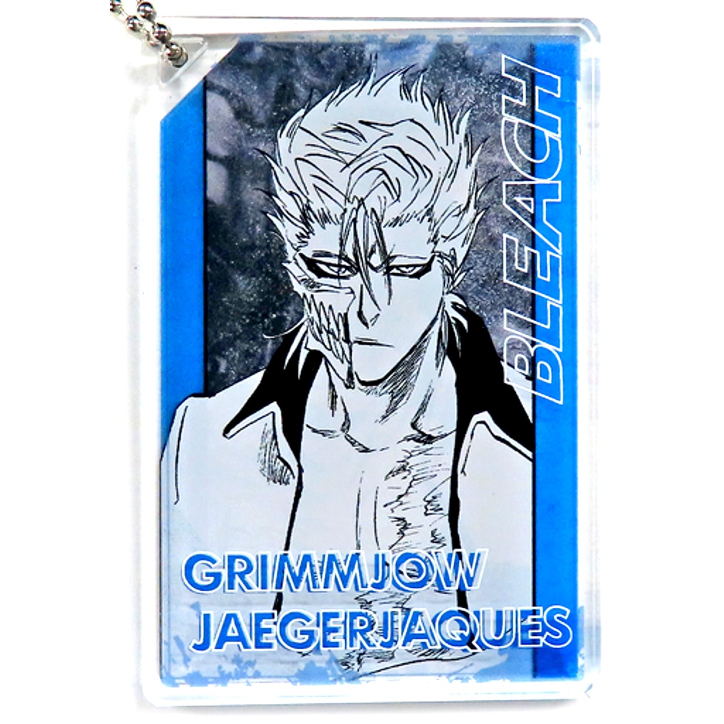 Grimmjow Jaegerjaquez Bleach Domino Style Acrylic Keychain Collection Jump Festa 2023 Goods [USED]