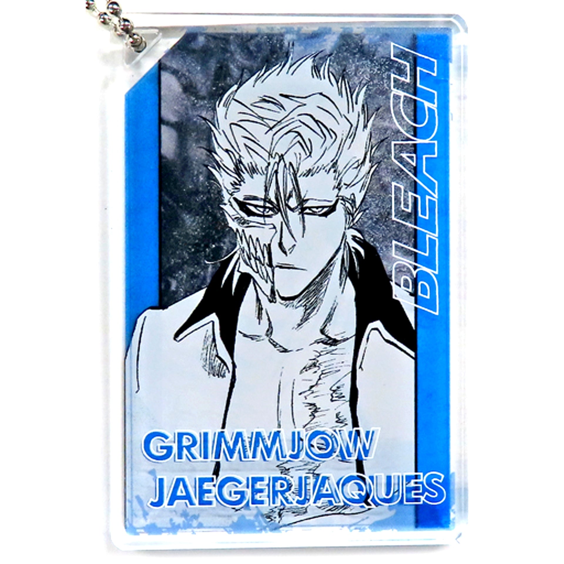 Grimmjow Jaegerjaquez Bleach Domino Style Acrylic Keychain Collection Jump Festa 2023 Goods [USED]