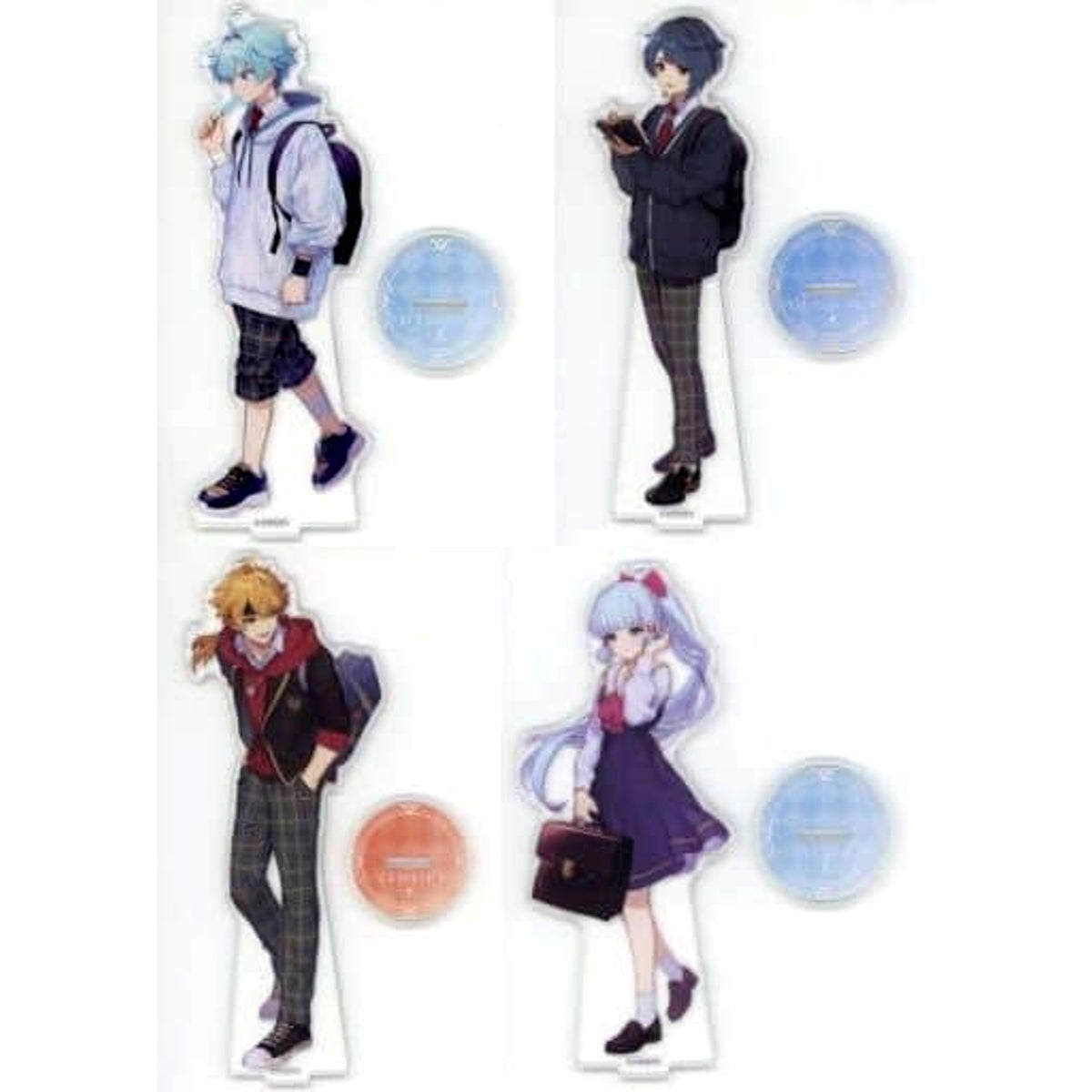 Genshin Chongyun & Others All 4 Types Set Acrylic Stand GiGO Campaign Tamayura's Heart Guidance Exclusive Acrylic Stands [USED]