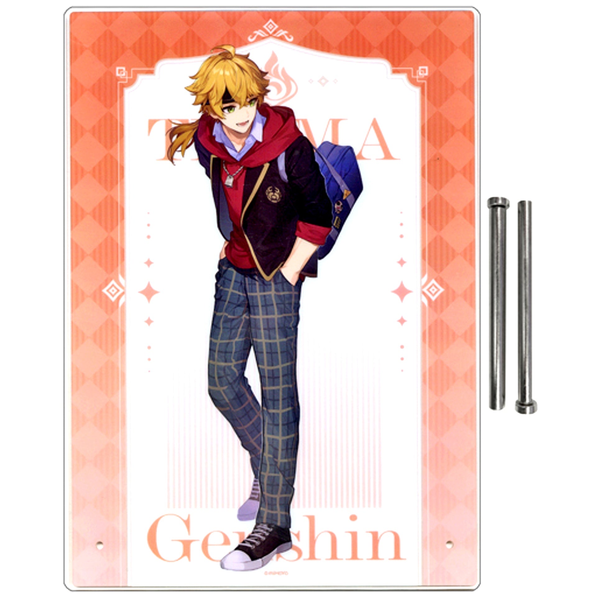 Thoma Genshin Impact x GiGO Campaign Tamayura no Kokoro Yukashi Acrylic Board [USED]
