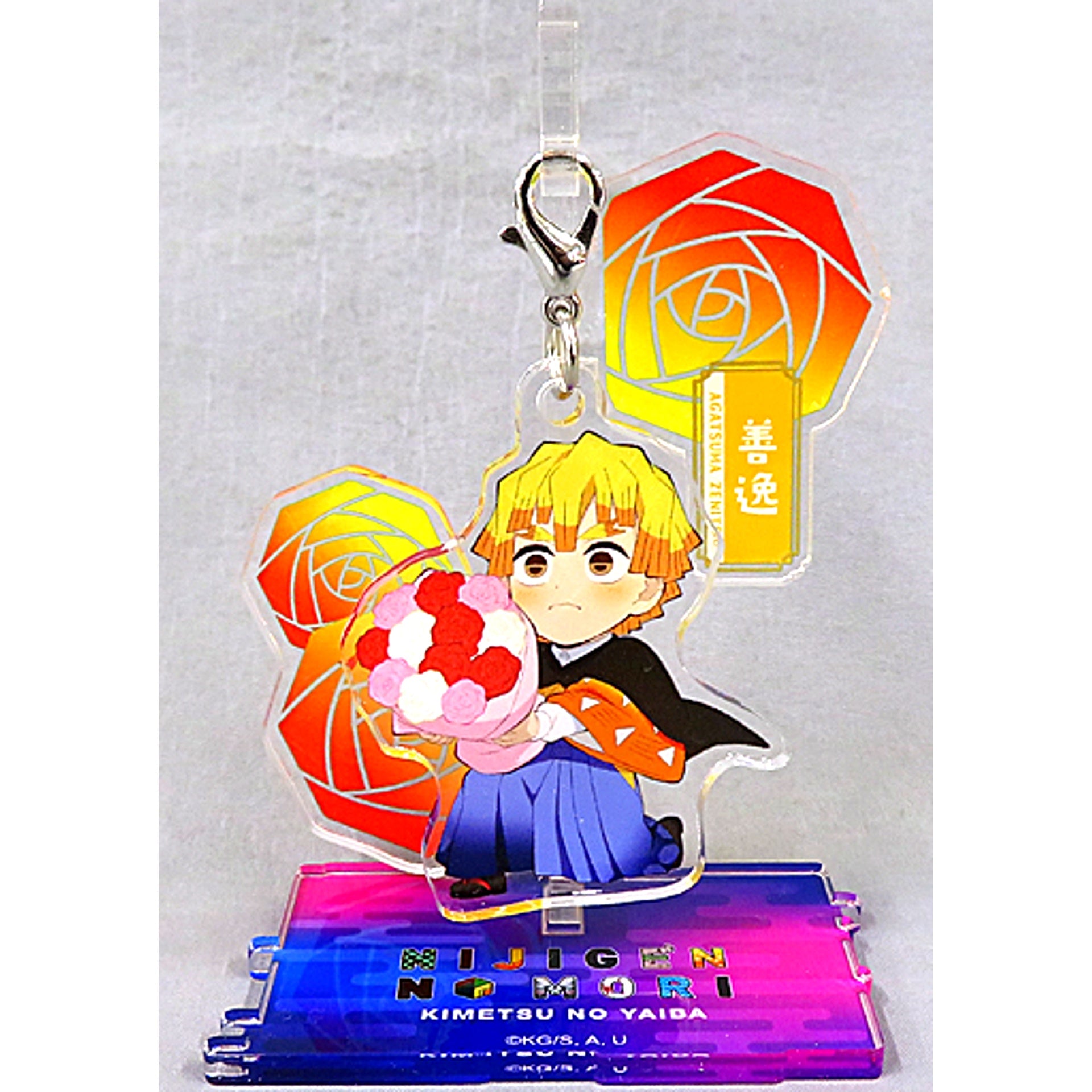 Zenitsu Agatsuma Nijigen no Mori Demon Slayer 5th Purapura Acrylic Stand [USED]