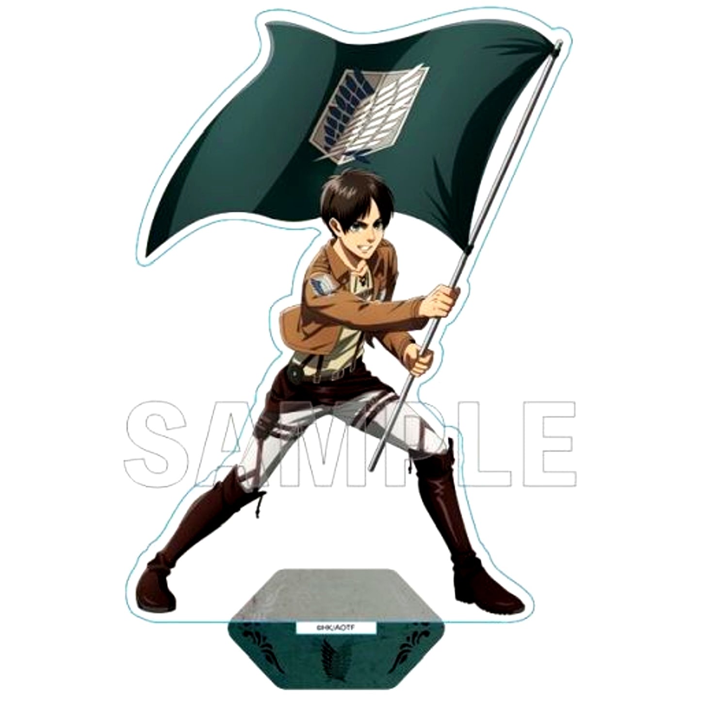 Eren Yeager Corps Flag Ver. Acrylic Stand Attack on Titan [USED]