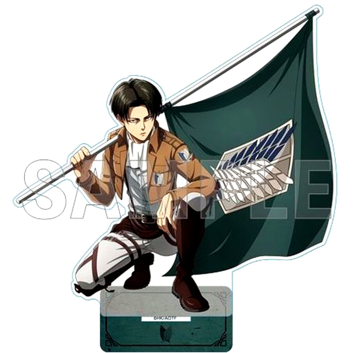 Levi Corps Flag ver Attack on Titan BIG Acrylic Stand [USED]
