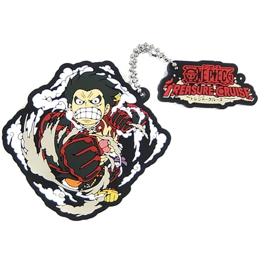 One Piece Monkey D. Luffy Ichiban Kuji Sign of the Conqueror with One Piece Treasure Cruise Rubber Mascot Raid Battle Prize I Keychains [USED]