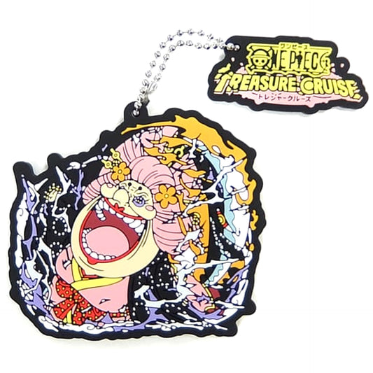 One Piece Charlotte Linlin Big Mom Ichiban Kuji Sign of the Conqueror with One Piece Treasure Cruise Rubber Mascot Raid Battle Prize I Keychains [USED]