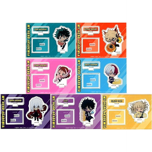 Set of 7 My Hero Academia x Lawson Campaign Acrylic Stand [USED]