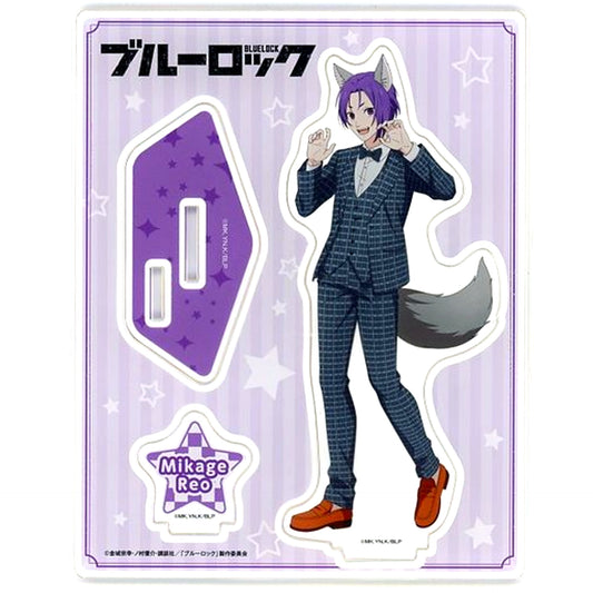 Reo Mikage Costume Acrylic Stand Blue Lock Pop Up Store [USED]