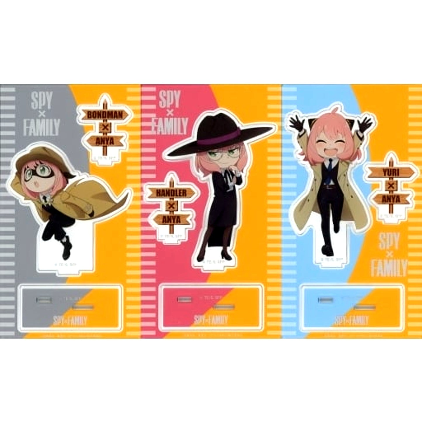Anya Forger Acrylic Stand Set of 3 SPY x FAMILY C101 Set Various Anya [USED]