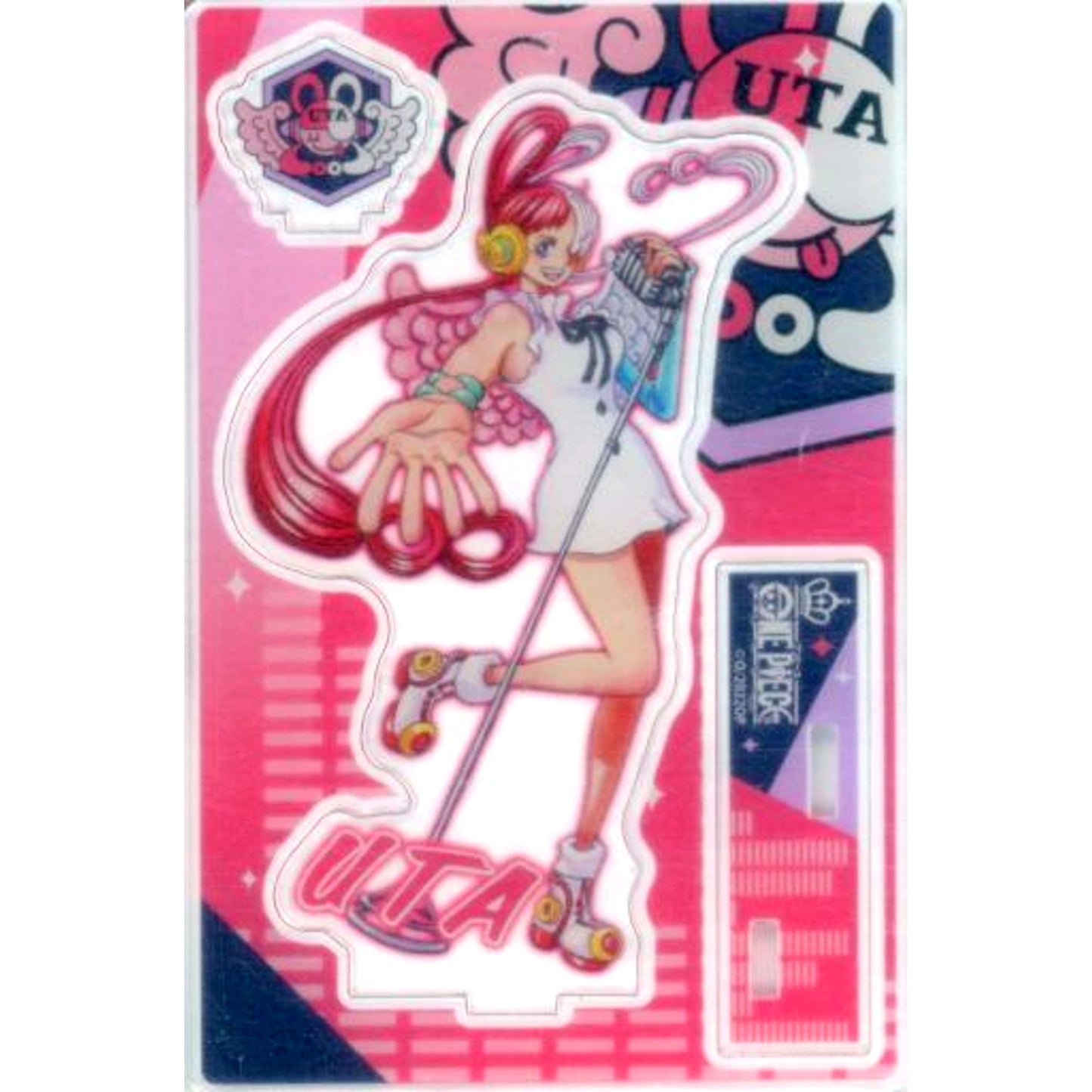 Single Item Uta Logo Acrylic Stand Movie One Piece Film Red Jump GIGA September 2022 Issue All Applicants Service [USED]