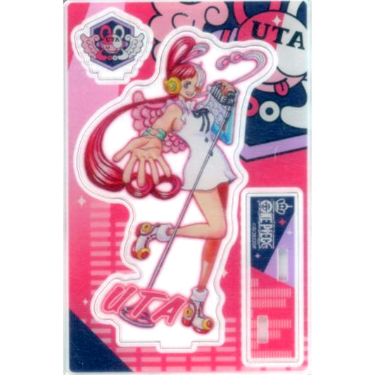Single Item Uta Logo Acrylic Stand Movie One Piece Film Red Jump GIGA September 2022 Issue All Applicants Service [USED]